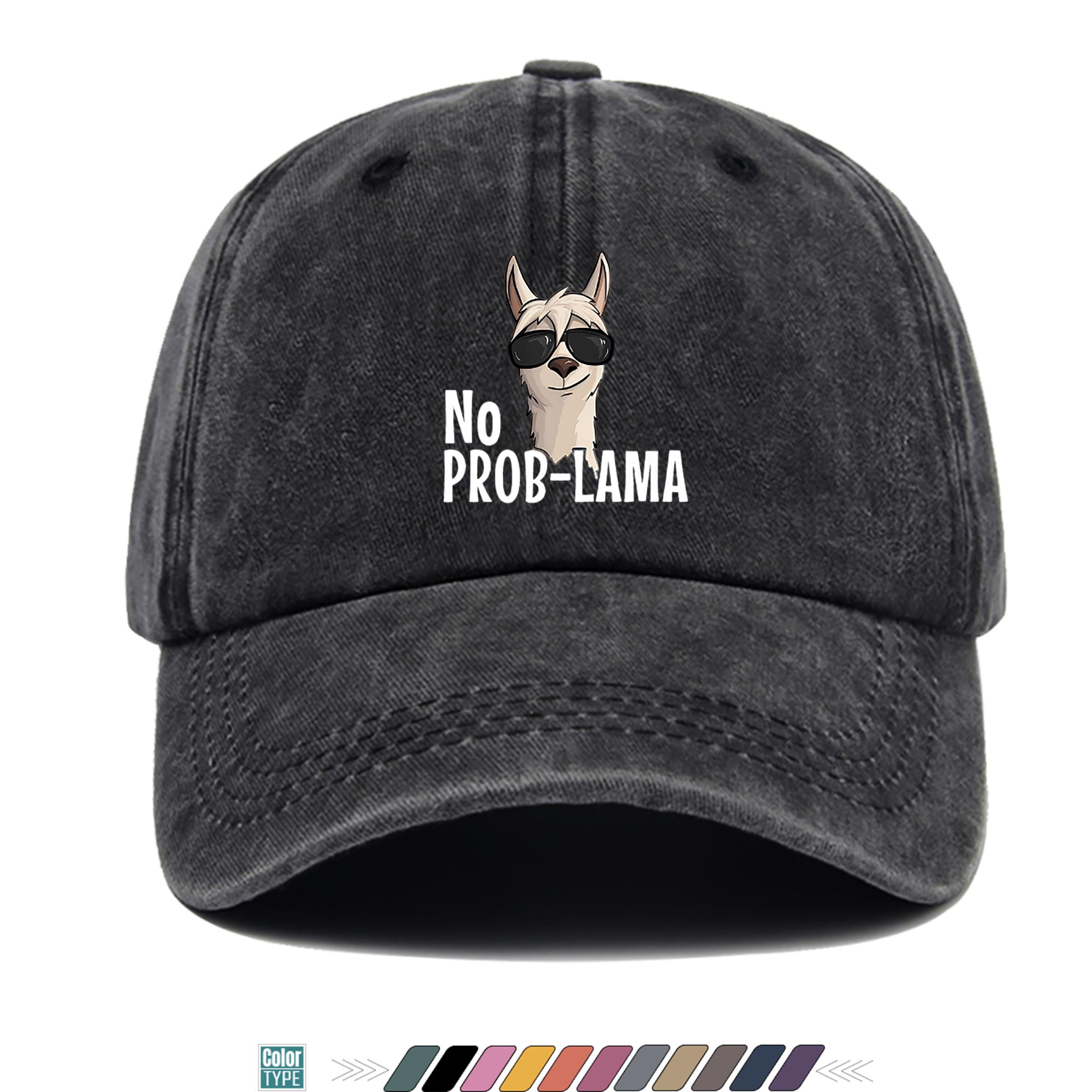 pc pcs No PROBLAMA Trucker Hat Humorous Witty Baseball Cap with PROBLAMA Print Lightweight Breathable QuickDry Suitabl 1pc