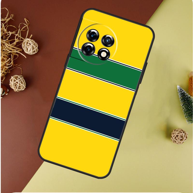 Ayrton Senna F1 For OnePlus Nord 4 CE 3 2 Lite N20 N30 9 10 Pro 8T 9RT 10T 10R 13R 12R 11 12 13 Phone Case