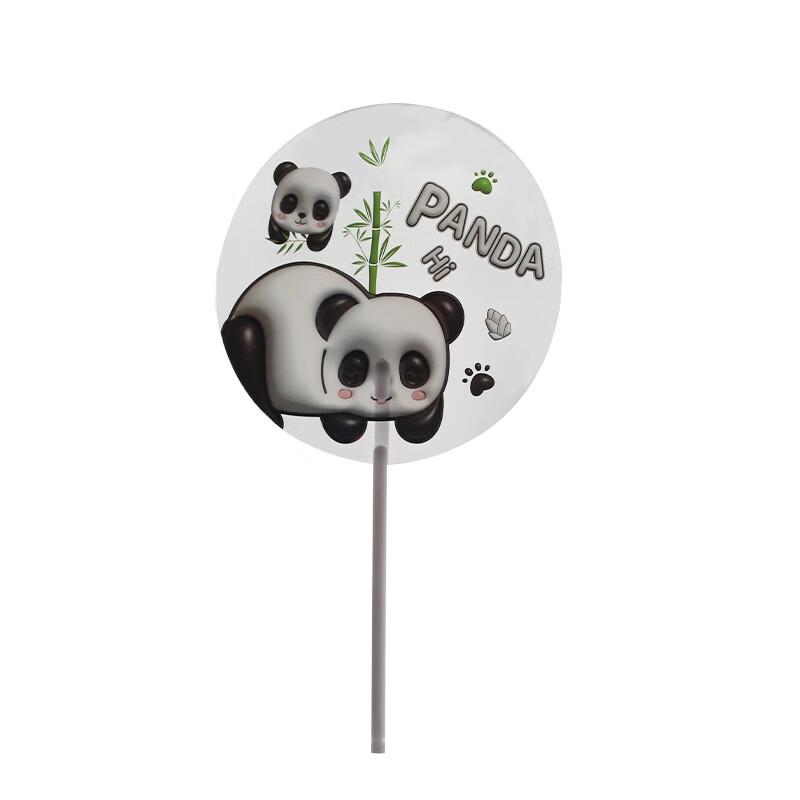 

Portable Transparent Folding Fans - 100 Pack