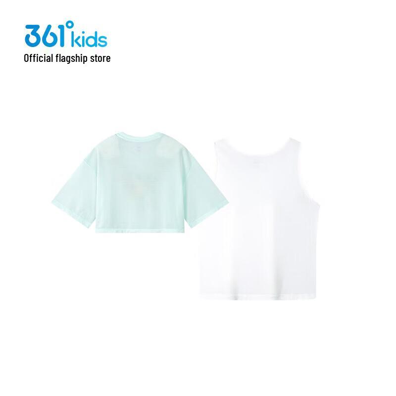 361° Girls' Summer Layered Short-Sleeve Tee Set
