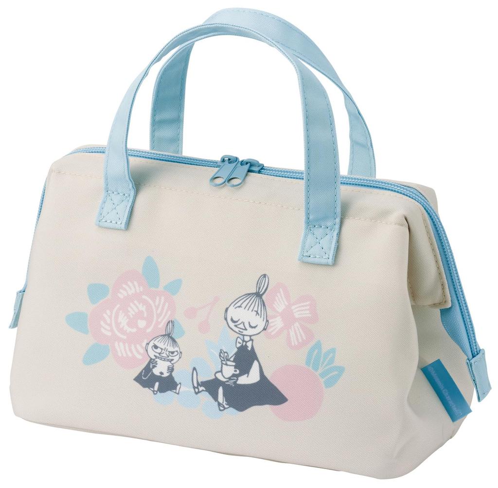 Skater Insulated Lunch Bag with Clasp, Moomin Design, Light Color, KGA1