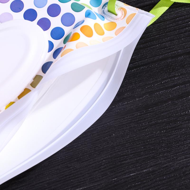 Waterproof EVA Baby Wipes Tissue Bag with Window and Pull-Out Design