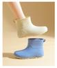 2024 Women's Fashionable Non-Slip Waterproof Rain Boots - Short Tube