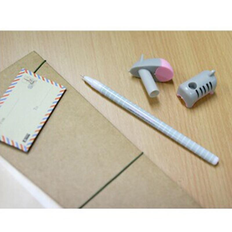 4 Pcs Donkey Ball Pen Novelty Student Toys School Office Cartoon Stationery Plastic