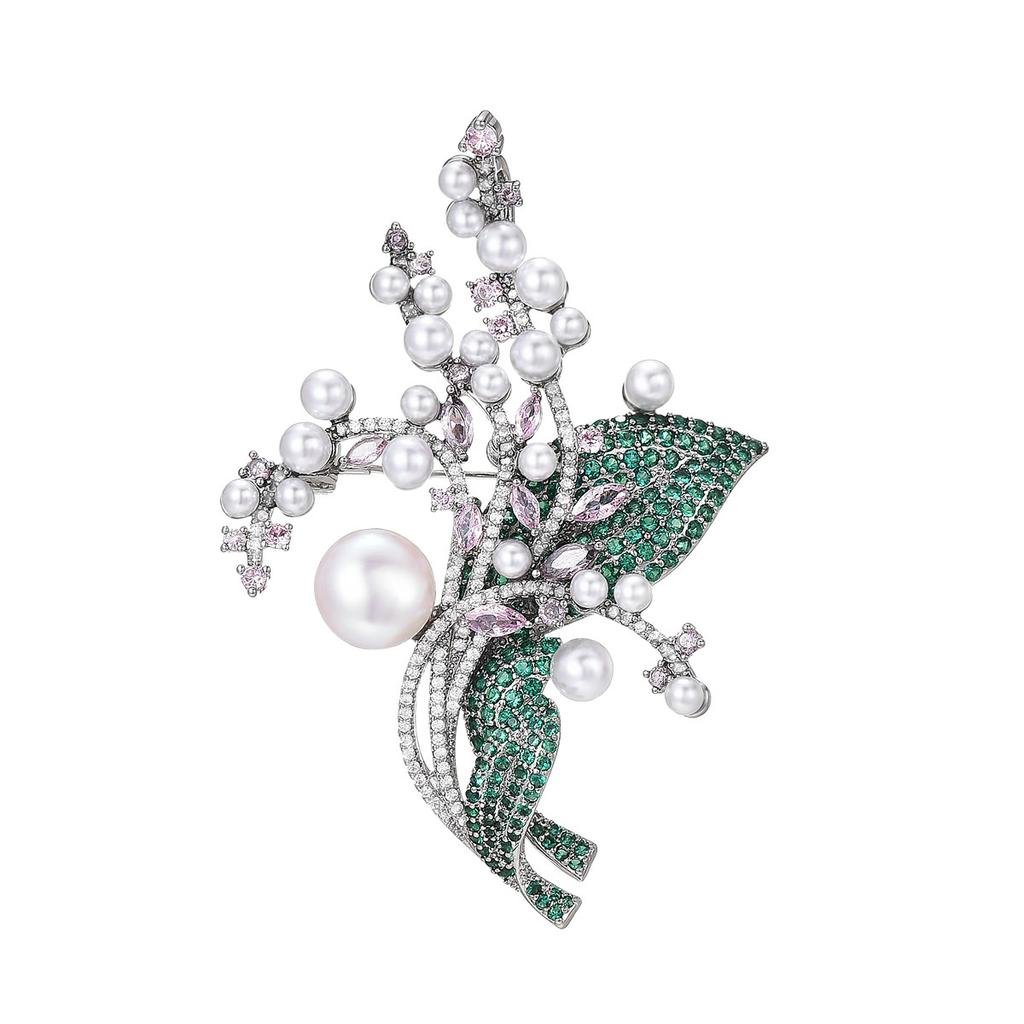 Senior-Broschen, Blumen-Blatt-Brosche, Anstecknadeln für Damen, Anzug-Anhänger, modische Broschen, Schmuck