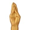 Golden Silicone Hand Fist Anal Plug For Male And Female  Rear End Masturbation Sex Toy  SM Anal Dilator  Oversized Fake Arm