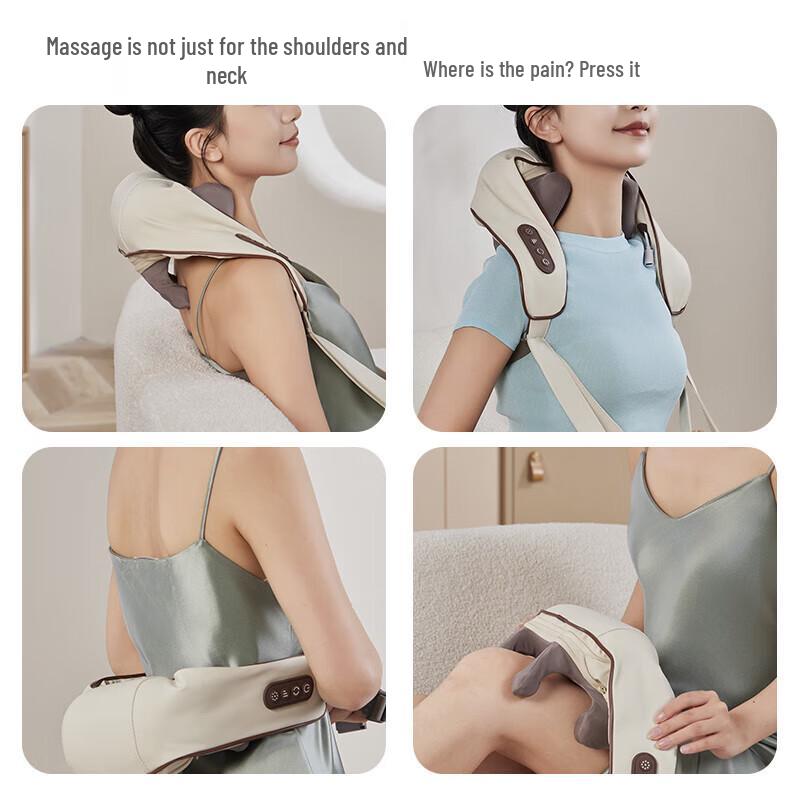 Spring Branch Shoulder Neck Massage Shawl CN plug (adapter included)