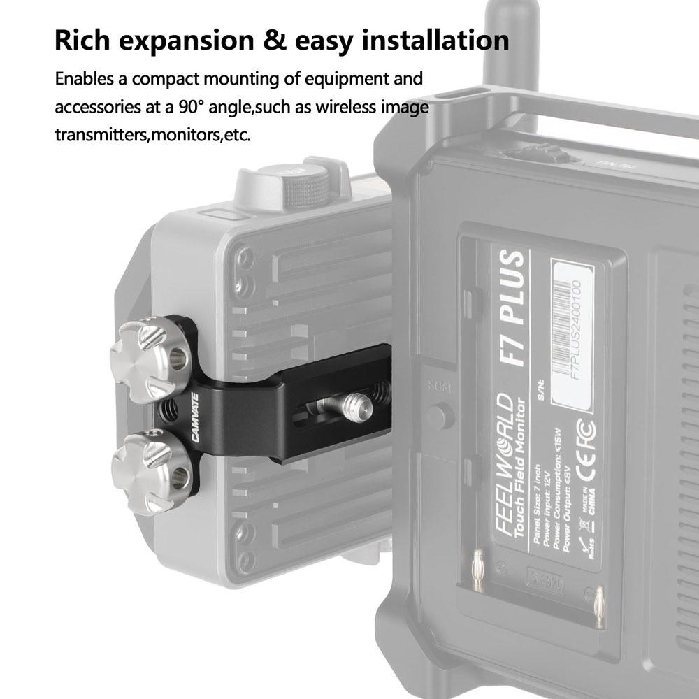 

HDRIG L-shaped Bracket Plate for DJI Wireless Video Transmitter 3943. чёрный