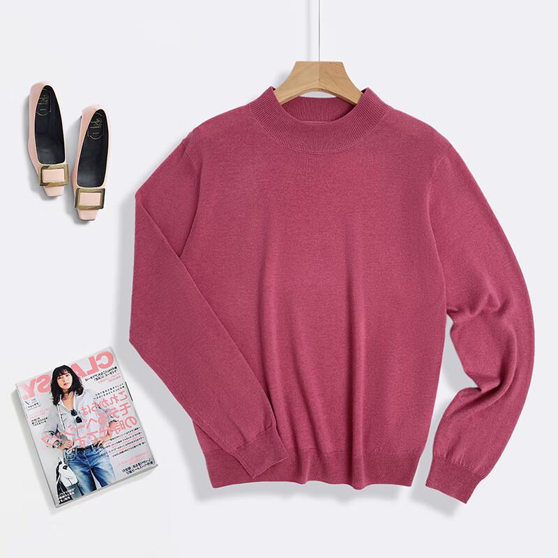 

Женский свитер FengXun из 100% чистой шерсти с круглым вырезом FXKY8603 L