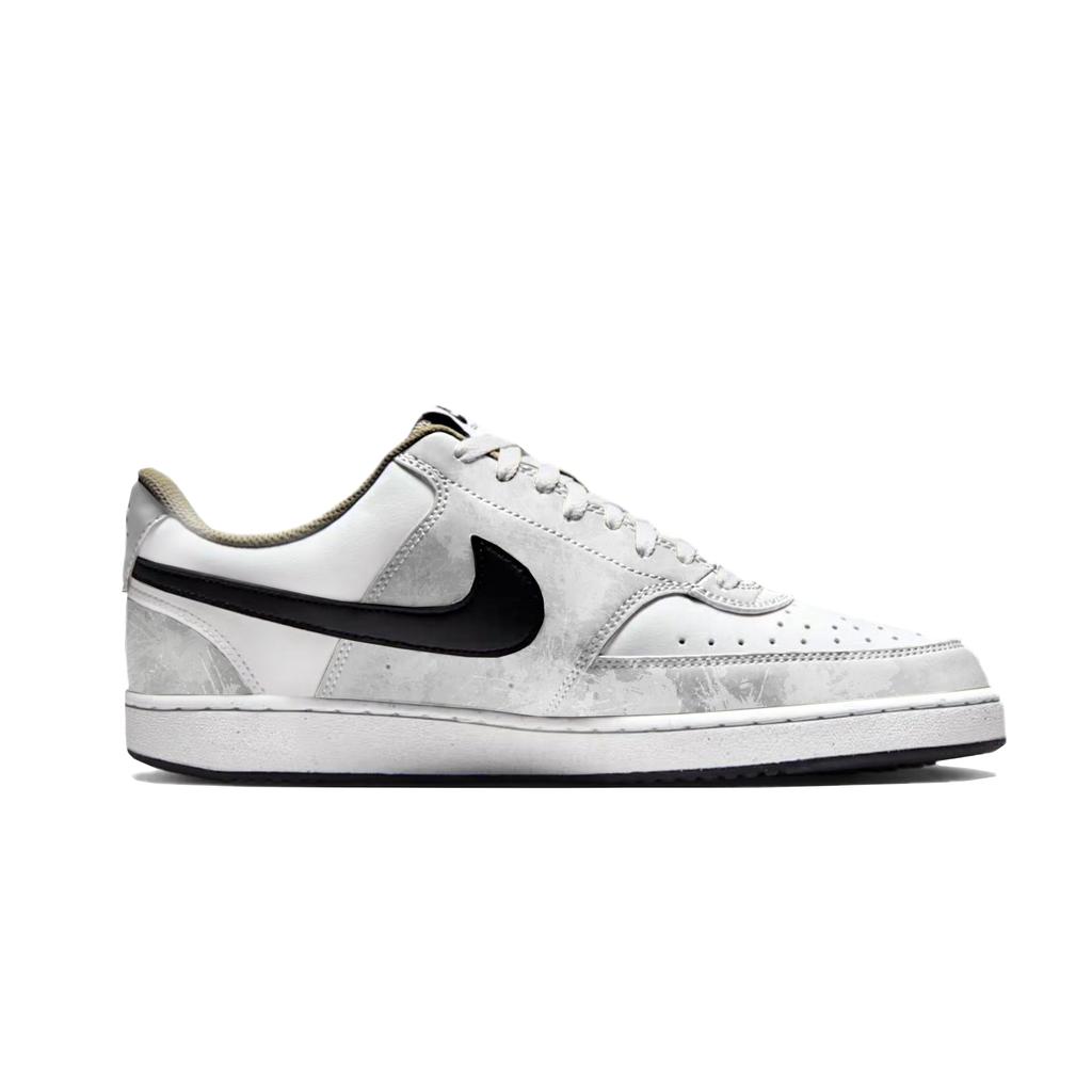 Nike Court Vision Synthetic Leather Slip Resistant, Abrasion Resistant, Lightweight Low Top Skateboard Shoes Men's Gray IM0459-104(Team1914-)