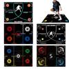 Basketball Footwork Trainer Training Mat Non-Slip Low Noise System Dribbling Agility Footstep for at Home Speed