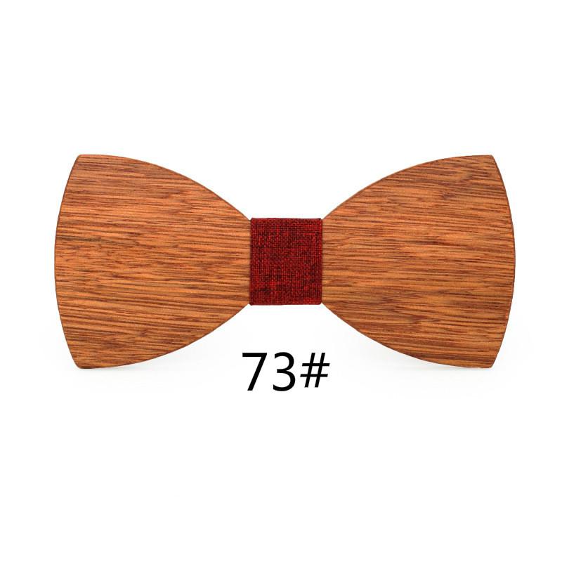 Wood Bow Tie Mens Wooden Bow Ties Party Business Butterfly Cravat Party Ties For Men Wood Ties
