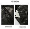 Men's Plus Size Washed PU Leather Motorcycle Jacket