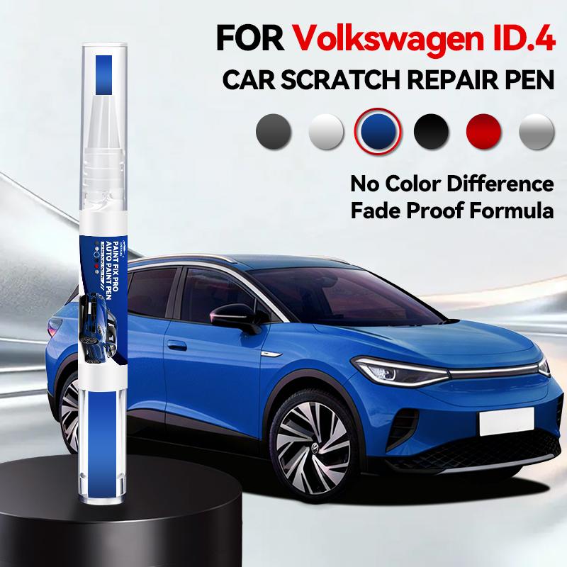 Für Volkswagen ID.4 2020-2025 BDA Lackreparatur-Pinsel Ausbesserungs-Kratzerentferner DIY Autozubehör Schwarz Weiß Grau Blau Silber