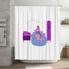 Boho Shower Curtain Vintage Aesthetic Room Decor Hippie Wall Art Bathroom Set Modern Abstract Art Home Decoration Peaceful Vibes