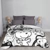 Coperta con Accessori di Snoopy Calda Accogliente Morbida Plaid per Divano 50x60 Pollici Copriletto Multimisura