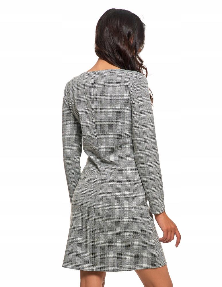 Women's Pencil Dress with Long Sleeves, Feminine, Elegant, MORAJ XL Patt1
