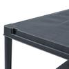 Vidaxl Warehouse Shelving, 5 Pcs, Black, 60X30X138 Cm, Plastic