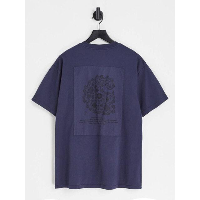

Синяя футболка с нашивкой пейсли Carhartt WIP