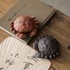 Tea Pet Ornaments Creative Crab Integrated Filter Tea Drain Purple Sand Tea Ceremony Accessories Decoration Chinese Style Crafts