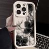 INS Style Dark Flowers Suitable for Apple 16pro Mobile Phone Case New IPhone15promax 13 Personality 14