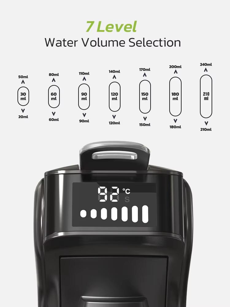 New HiBREW 6in1 Capsule Coffee Machine Hot/Cold Multiple Espresso Cafetera Cappuccino Coffee Maker Dolce Gusto Nespresso Powder H1B
