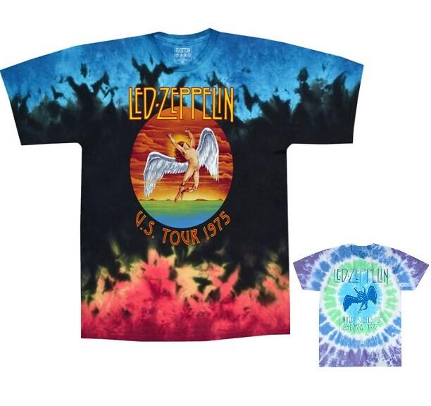 Led Zeppelin Tie Dye Mens T-shirt - New - Officially Licensed Band Tees XL