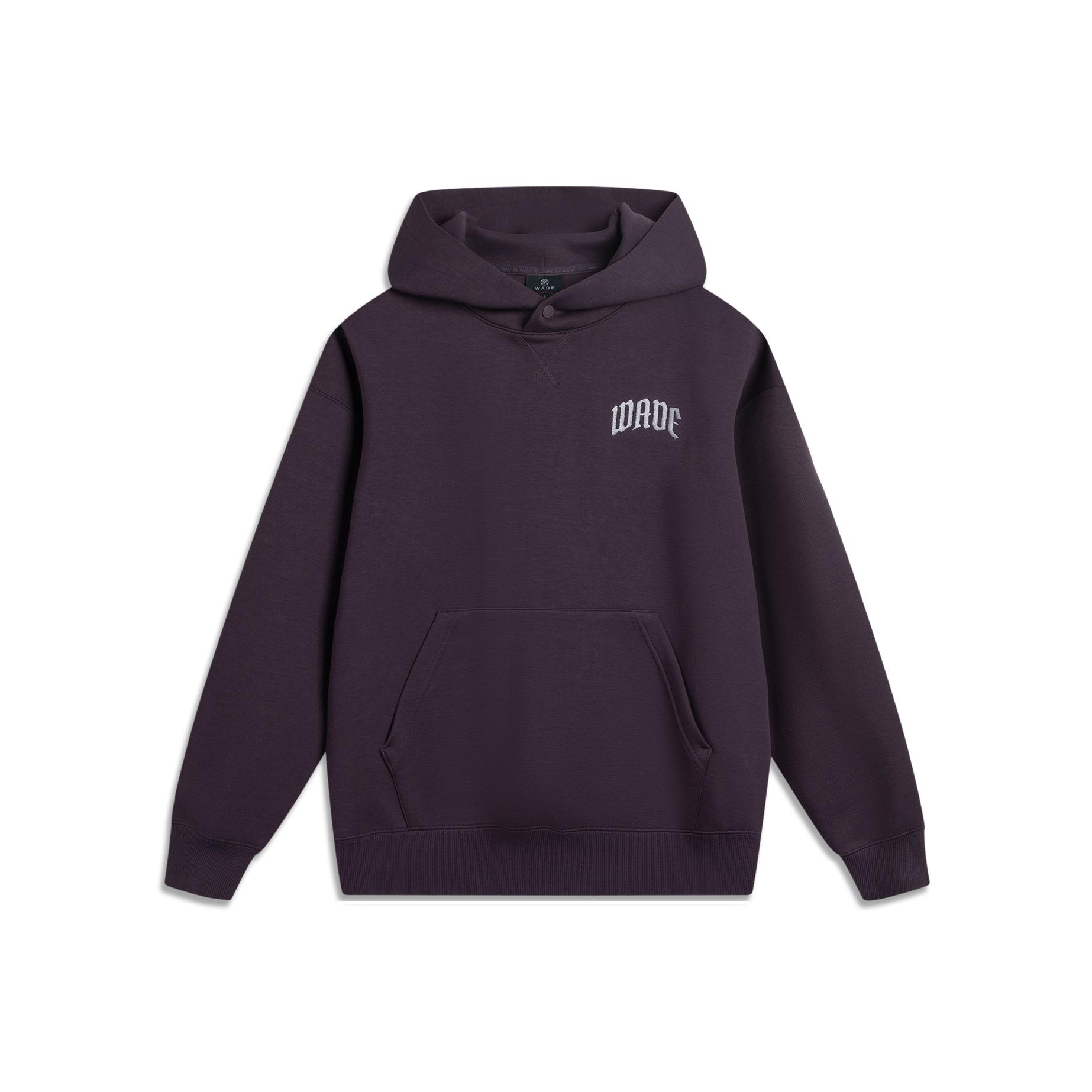 Li-Ning AWDV727-4 Men s Way of Wade Graphic Hoodie Mystic Purple M
