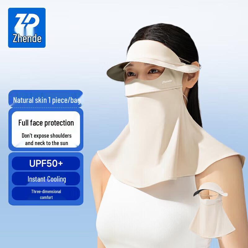 ZHENDE Women s Full Face UV Protection Sun Protection Mask