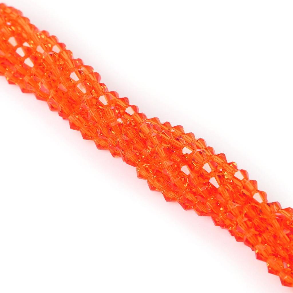 4mm Rhombus Glass Crystal Beads for DIY Jewelry Making