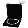 Set of 16 Black Velvet Jewelry Boxes for Earrings, Rings, Pendants, and Bracelets with Logo.