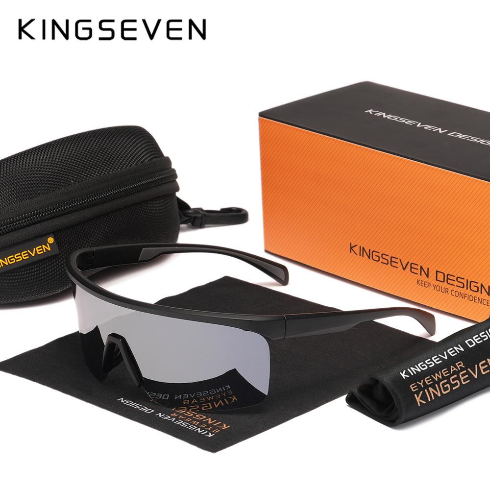 Kingseven Cyklistické sluneční brýle Muži Dámské Cyklistické brýle UV400 Polarizované Bike Outdoorové sportovní brýle