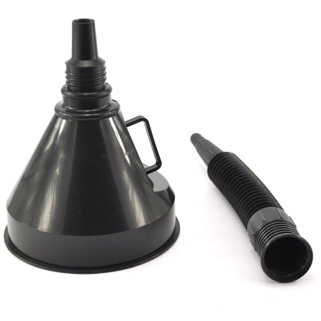 2 FUNNELS Flex Extension/Filter Screen—Gas Automotive Engine Oil Fluid Gasoline 2 FUNNELS Flex Extension/Filter Screen—Gas Automotive Engine Oil Fluid Gasoline