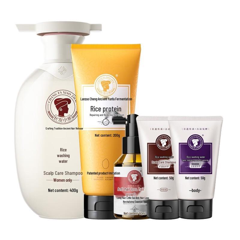 

Changfa Xiaozhai Rice Water & Ginger Anti-Dandruff Scalp Care Set