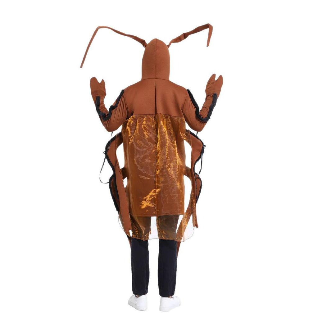 Halloween Cockroach & Poop Onesie: Funny Cosplay Costume for Adults & Kids, Perfect for Parent-Child Parties