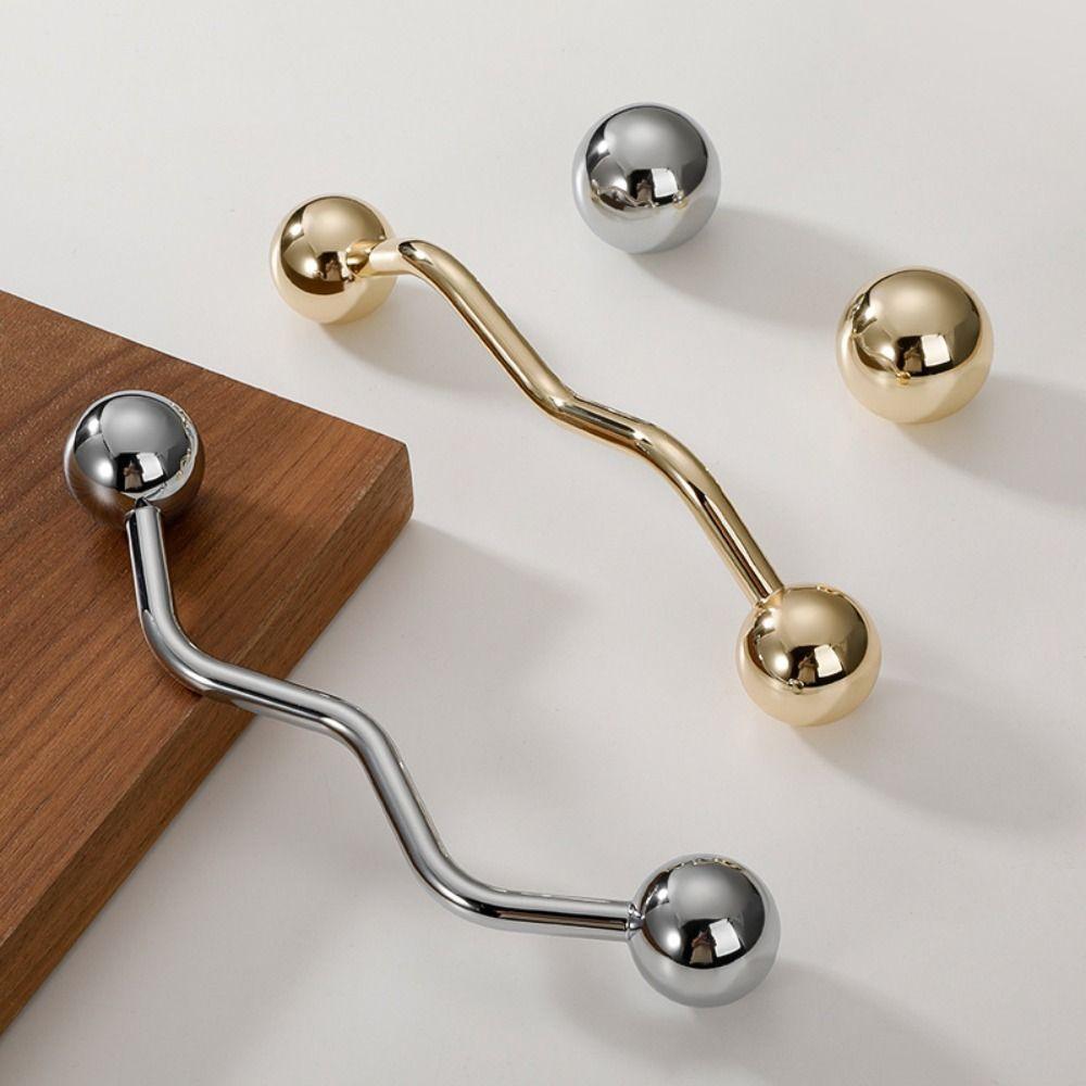 Comfortable Grip Solid Drawer Door Knobs Light Luxury Kitchen Pulls  Cabinets