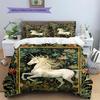 1PC Horse Bedding Quilt Set Quilt Cover Pillowcase Home Decoration Birthday Gift (1 * Duvet Cover + 2 * Pillowcase, Without Core)