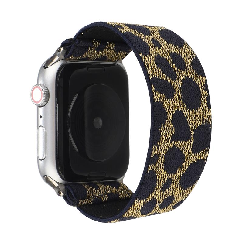 Elastic Fabric Bracelet for Apple Watch Band SE 7 6 5 4 41mm 45mm 40mm 44mm Strap for Iwatch Series 6 5 3 2 38mm 42mm Watchbands