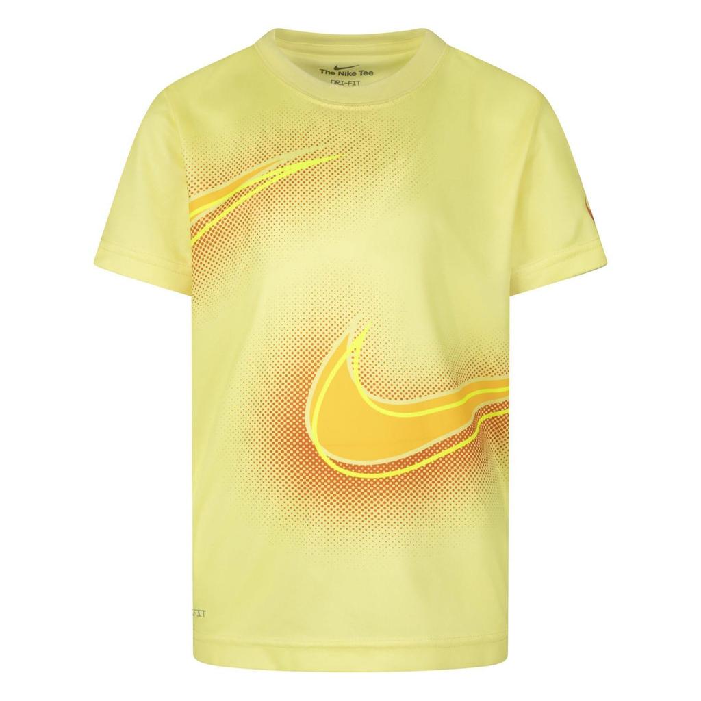 Nike Tricou cu logo suprapus pentru copii
