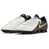 Nike Fashion HG (Rubber Short Studs) Shock Absorbing Non-Slip Wear-Resistant Lightweight Soccer Shoes Men Soccer Shoes Black White FJ2555-100