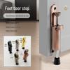 Foot-Operated Zinc Alloy Door Stopper - Windproof, Anti-Collision, Anti-Bump Function