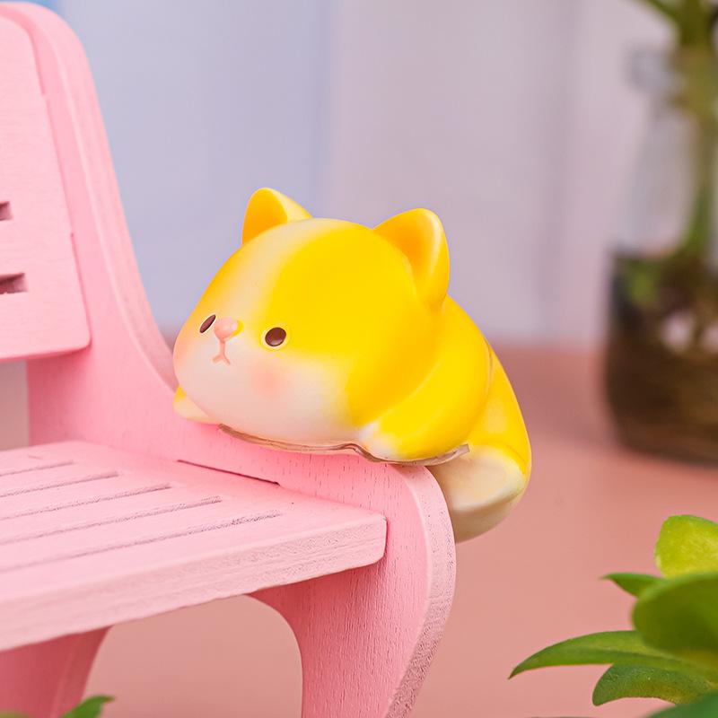 Tatuś Małe Zwierzątko, Urocze Lalki Zwierzątka, Dekoracja Komputera Stacjonarnego Biurka, Uzdrowiające Przedmioty Dekoracyjne, Małe Ozdoby