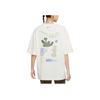 Nike American Retro Letter Print Round Neck Cotton Short Sleeve Drop Shoulder T-Shirt Women T-Shirts White DX6150-133