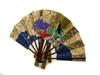 decorative fan featuring the Tale of 9 made in with a fan stand and This fan features a Japanese pattern and is perfect for entryway interior or as a