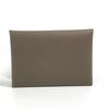 HERMES Two fold Calvi Duo Card Case Wallet coin purse Epsom Etoupe gray Unused