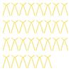 30 Pcs Bow Cake Topper Ribbon Bow Cupcake Toppers Birthday Party Bowknots Decoration for Bridal Wedding Party Supplies