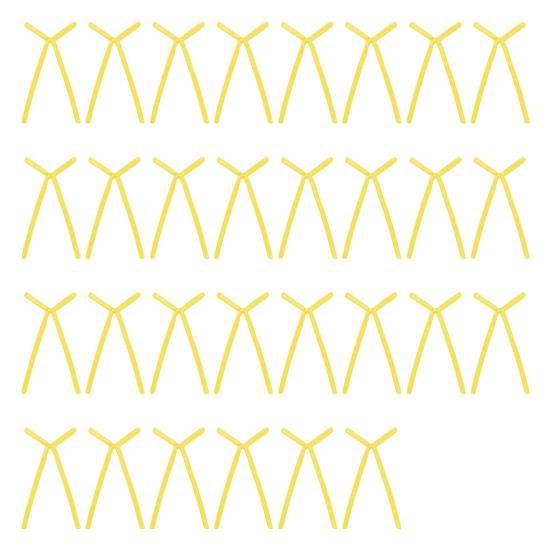 30 Pcs Bow Cake Topper Ribbon Bow Cupcake Toppers Birthday Party Bowknots Decoration for Bridal Wedding Party Supplies