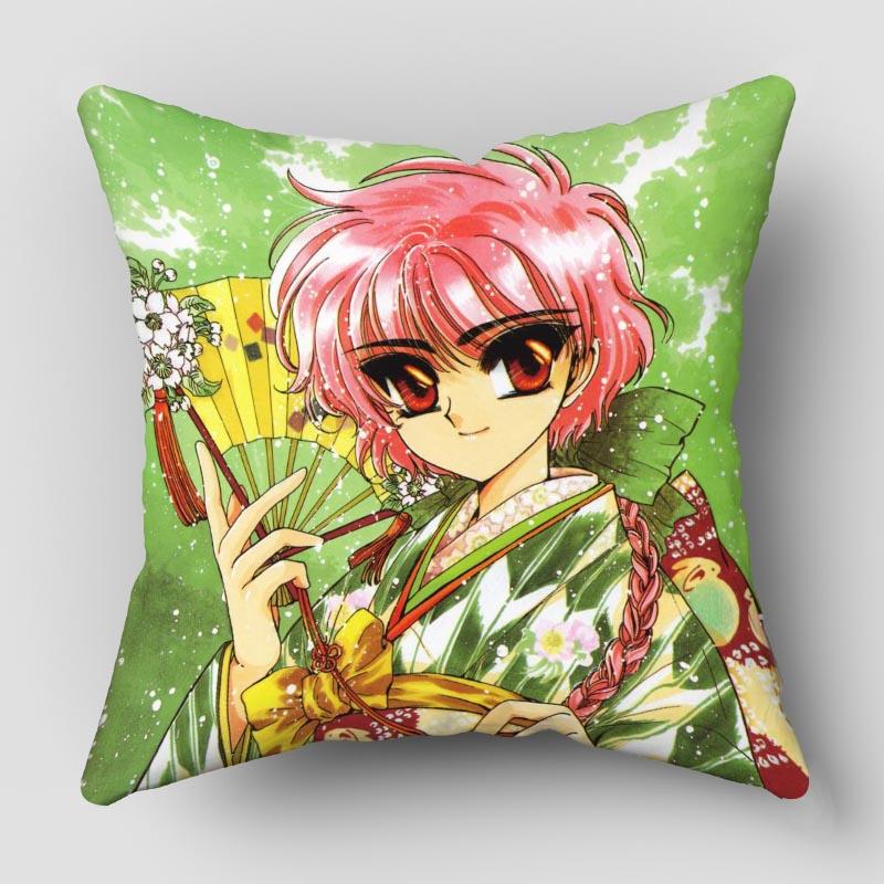Musife Magic Knight Rayearth Pillowcase Art Square Zippered Pillow Cover 35*35,40*40,45*45cm wholesale