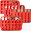 Christmas Cookie Molds Gingerbread Man Snowman Snowflake Chocolate Mold DIY Xmas Cookie Candy Mold Gummy Drop Mold Cake Tools