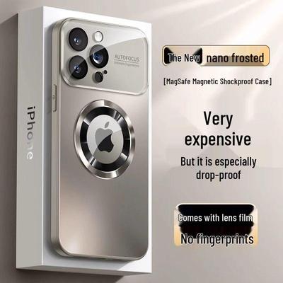 Applicable Apple 17 ProMax Full Coverage Magnetic Matte Protective Phone Case